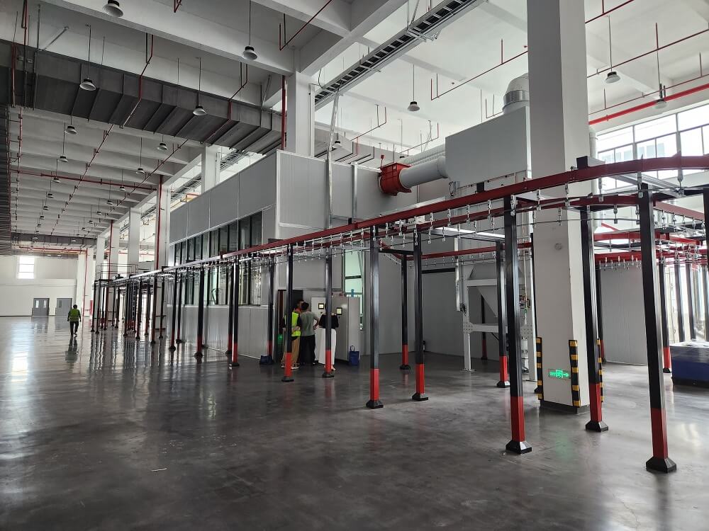 噴粉生產(chǎn)線(xiàn)